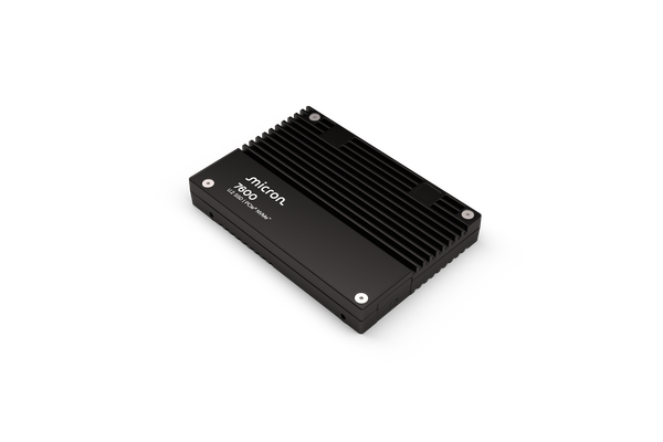 Micron 7600 U.2 SSD, representative form-factor view