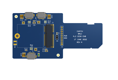 iVativ M.2 1630/2230 USB Adapter Board