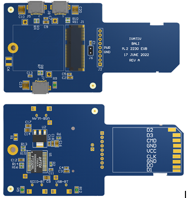 iVativ M.2 1630/2230 SDIO Adapter Board